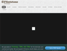Tablet Screenshot of flintstonedriveways.co.uk